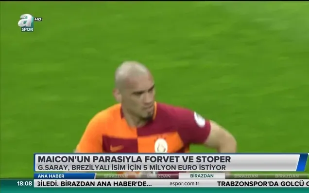 Maicon'un parasıyla forvet ve stoper