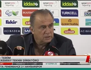 Fatih Terim: "Maçı bırakmayan bir Galatasaray vardı"