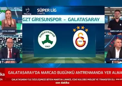 Kerem Aktürkoğlu'na saldıran Marcao idmanda yer almadı!