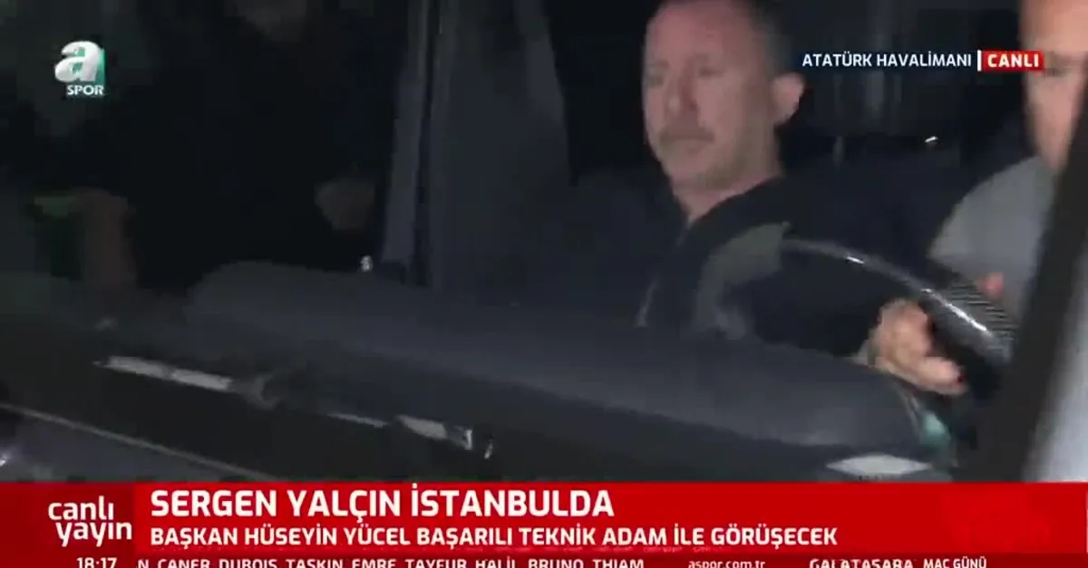 Sergen Yalçın, Beşiktaş için İstanbul'da!