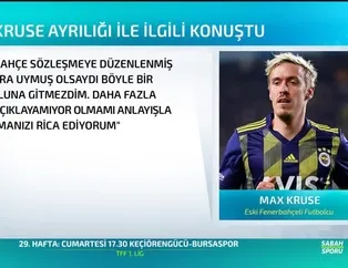 Kruse sözleşme fesih nedenini açıkladı