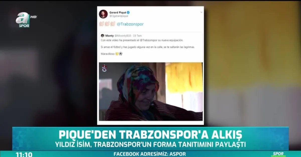 Pique'den Trabzonspor'a alkış