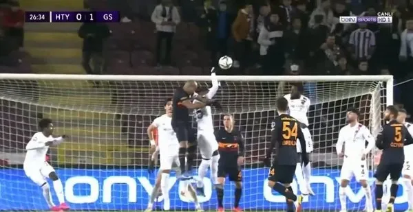 Galatasaray Hatayspor karşısında penaltı kazandı! Patrick van Aanholt vuruştan yararlanamadı - 2