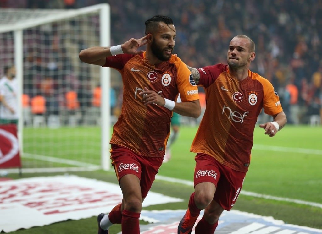 Galatasaray-Bursaspor karşılaşmasından kareler