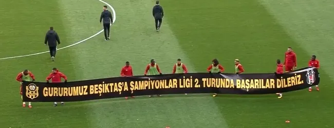 Malatyaspor'dan, Beşiktaş'a özel pankart - 1