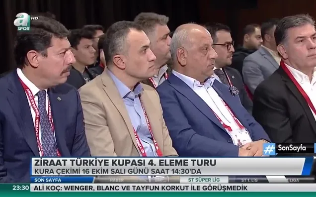 ZTK'da 4. Tur kuraları 16 Ekim'de çekilecek
