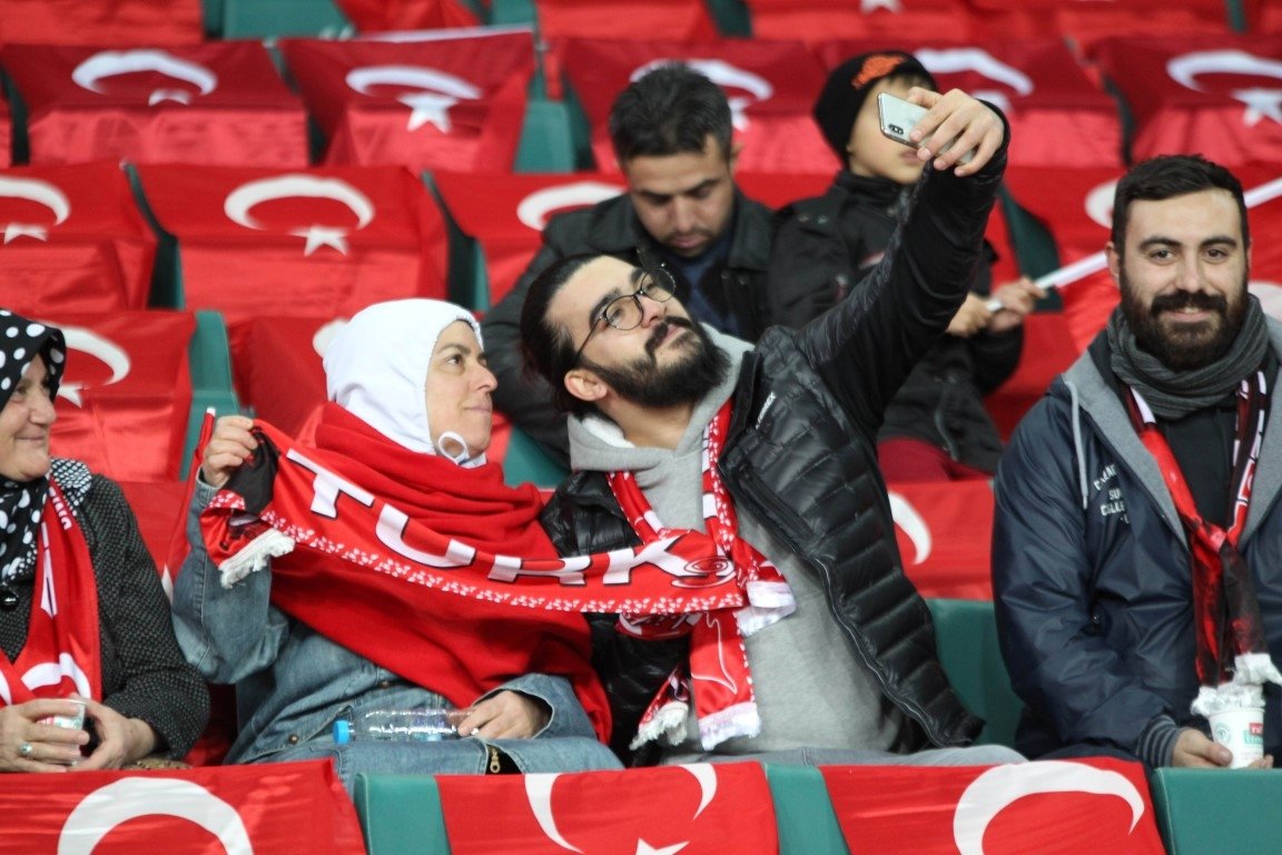 Türkiye İsveç maçından kareler