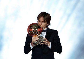 "Altın Top" ödülü Modric'in