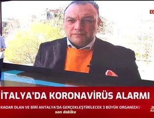 İtalya'da koronavirüs alarmı