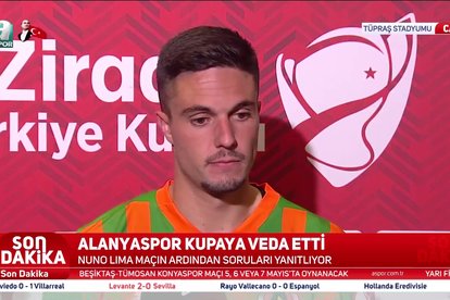 Nuno Lima: Bizim için ağır bir skor oldu