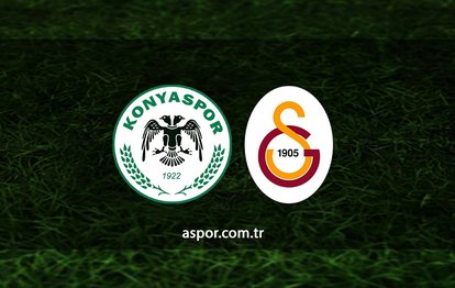 Konyaspor - Galatasaray maçı | CANLI