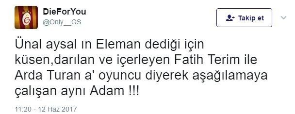 Fatih Terim ve Arda Turan’a ilginç sözler