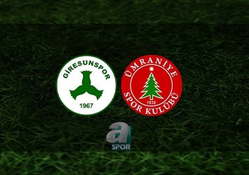 Giresunspor - Ümraniyespor | CANLI