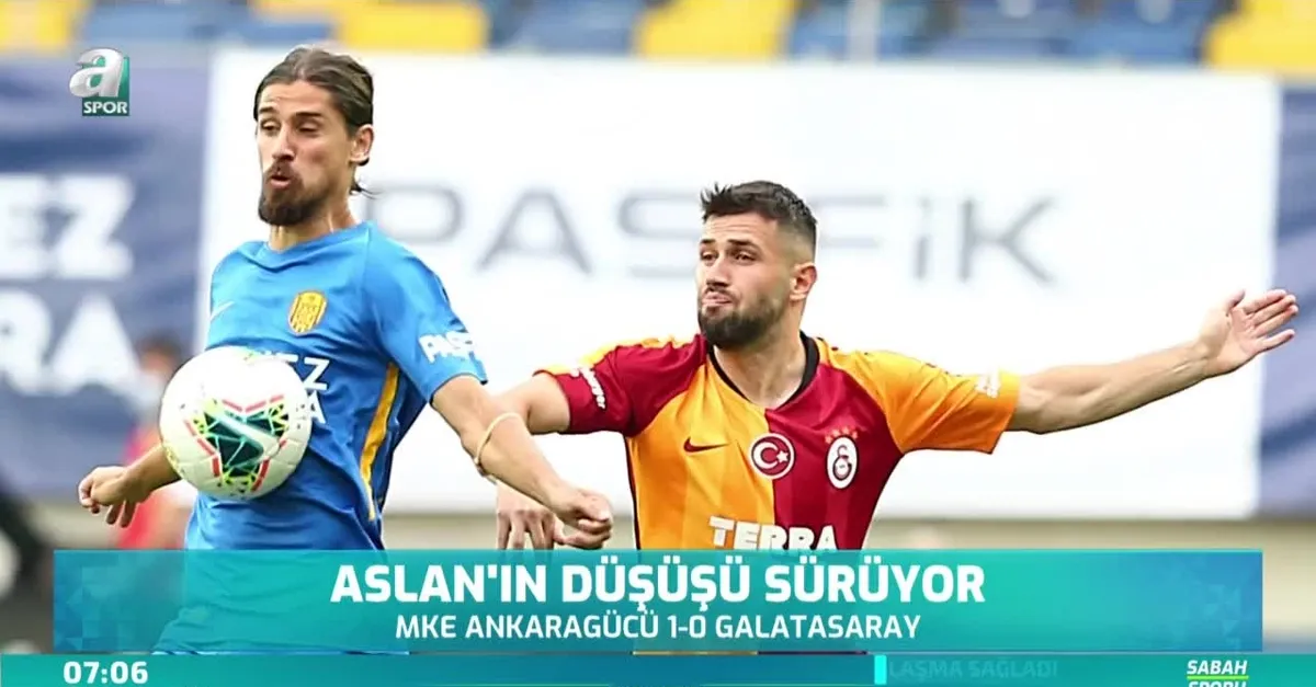 Galatasaray'ın düşüşü sürüyor