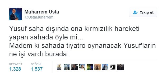 Muharrem Usta’dan Mete Kalkavan’a büyük tepki