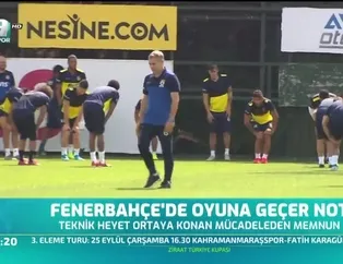 Fenerbahçe'de oyuna geçer not