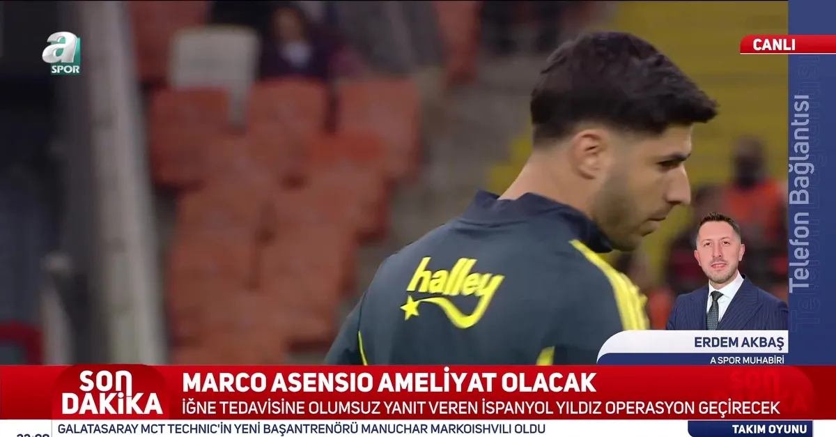 Fenerbahçe'de Asensio ameliyat edilecek!