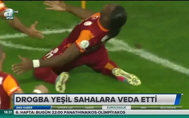 Drogba yeşil sahalara veda etti