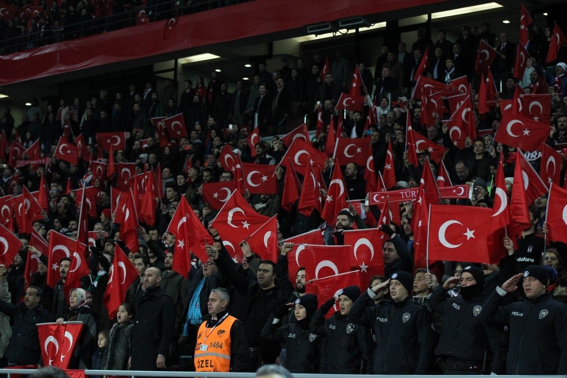 Türkiye İsveç maçından kareler