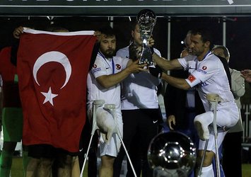 Ampute Futbol Milli Takımı dünya ikincisi