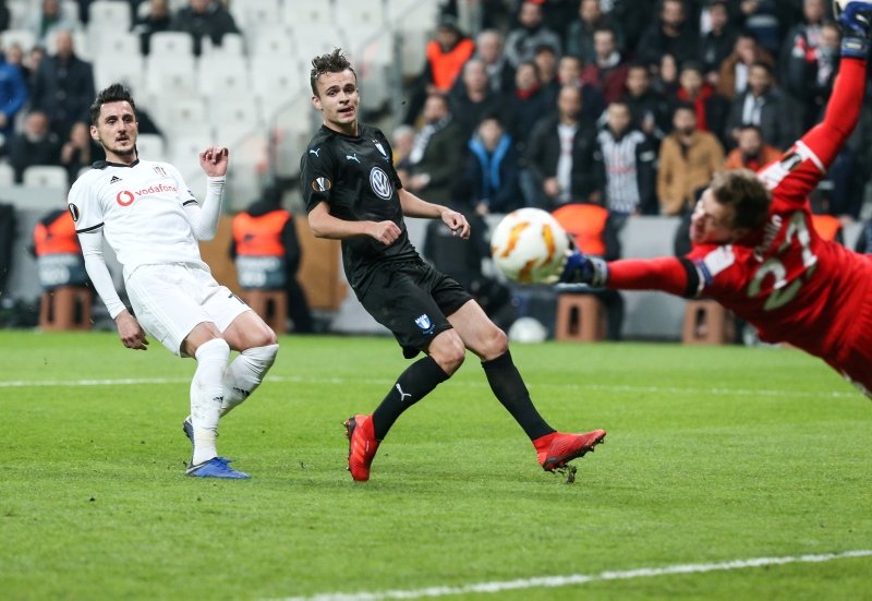 Beşiktaş - Malmö maçından kareler