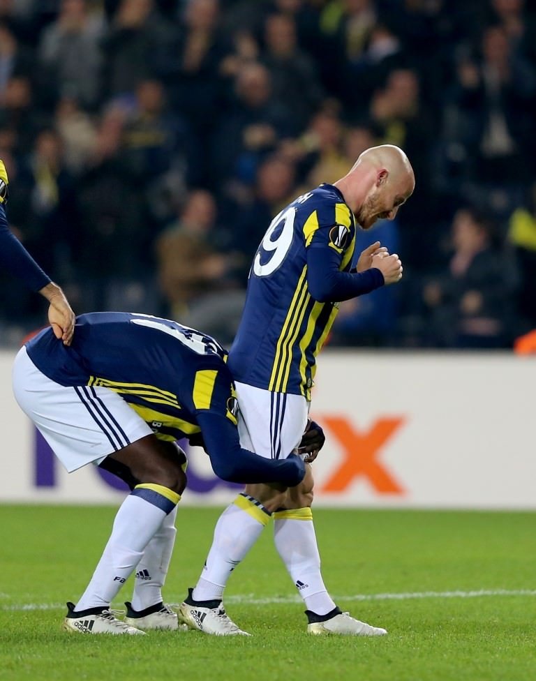 Fenerbahçe - Zorya Luhansk maçından kareler