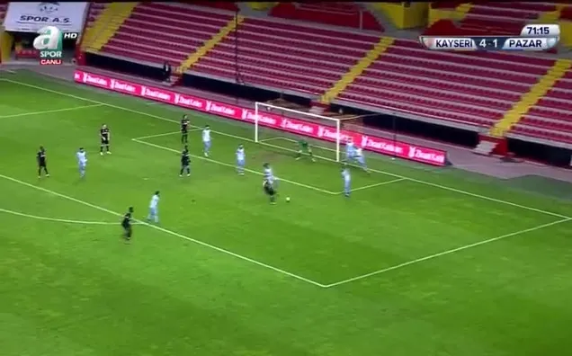 Kayserispor 5-1 Pazarspor