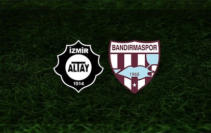 Altay - Bandırmaspor maçı ne zaman, saat kaçta ve hangi kanalda? | TFF 1. Lig