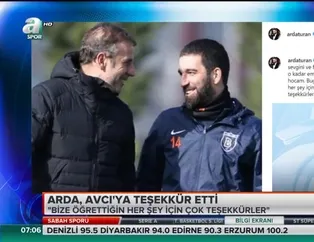 Arda Avcı'ya teşekkür etti