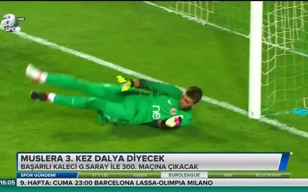 Muslera 3. kez dalya diyecek