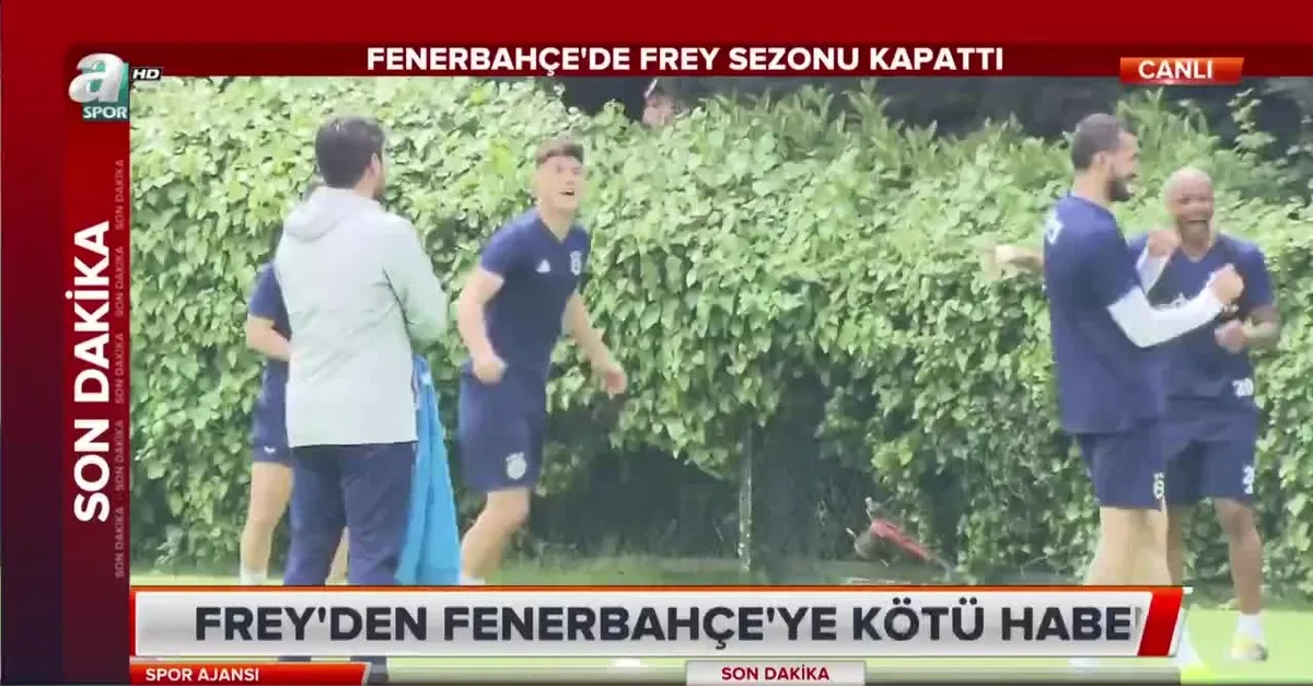 Fenerbahçe'de Frey sezonu kapattı