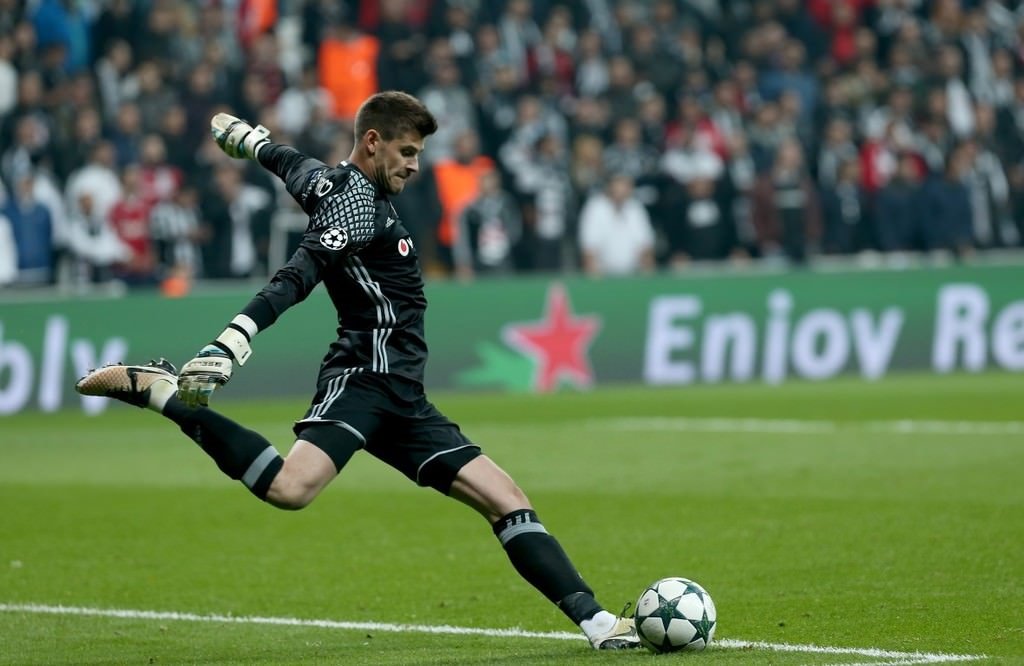 Beşiktaş-Napoli karşılaşmasından kareler