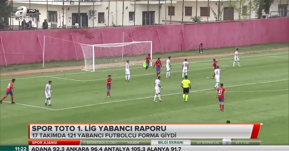 Spor Toto 1. Lig yabancı raporu