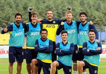 Fenerbahçe'de neşeli idman
