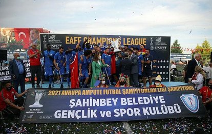 Avrupa Ampute Şampiyonlar Ligi’nde şampiyon Şahinbey Belediyespor!