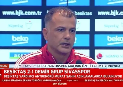 Sergen Yalçın oyundan neden atıldı? Murat Şahin açıkladı