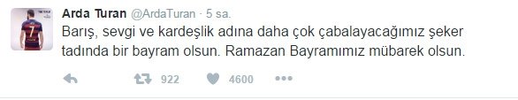 Spor dünyası Ramazan Bayramını böyle kutladı