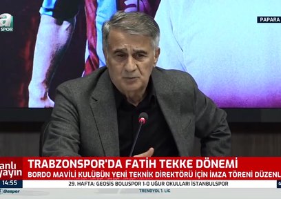 Şenol Güneş Trabzonspor'daki yeni görevini açıkladı