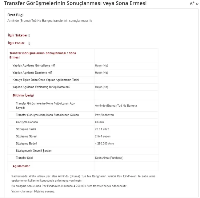 FENERBAHÇE TRANSFER HABERLERİ - Kanarya'dan Bruma açıklaması! Bonservisi alındı - 1