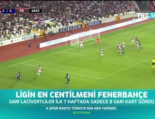 Ligin en centilmeni Fenerbahçe