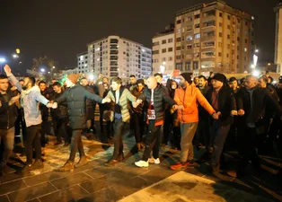 Sivas'ta Beşiktaş galibiyeti coşkusu