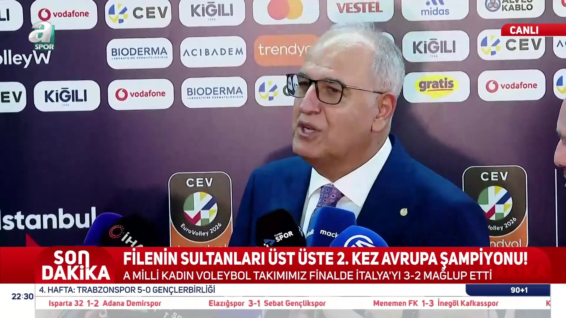 TVF Başkanı Mehmet Akif Üstündağ: Sıradaki hedef Olimpiyat madalyası!