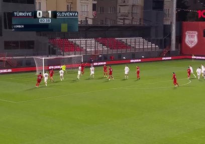 GOL | Türkiye U21 1-1 Slovenya U21