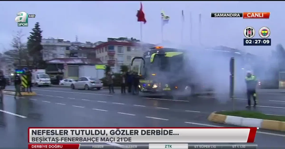 Fenerbahçe kafilesi stada hareket etti
