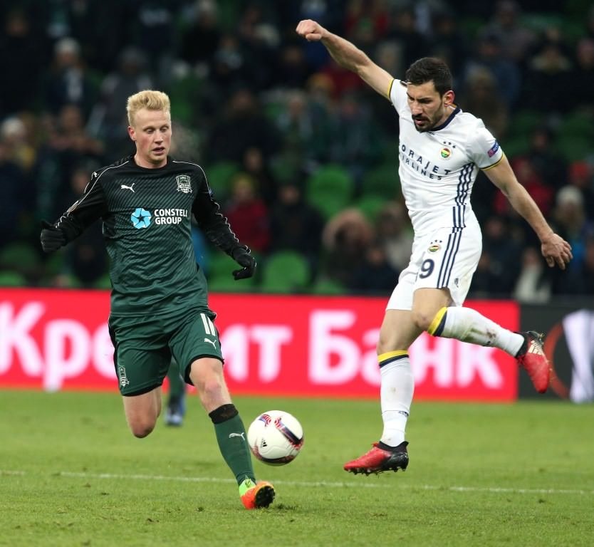 Krasnodar - Fenerbahçe maçından kareler