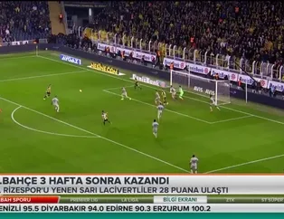 Fenerbahçe 3 hafta sonra kazandı