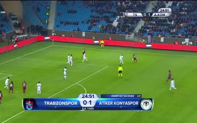 Trabzonspor: 0 - Atiker Konyaspor: 1
