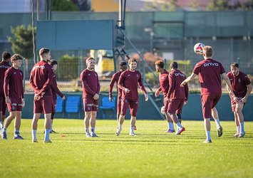 Trabzonspor, Galatasaray maçı hazırlıklarına devam etti