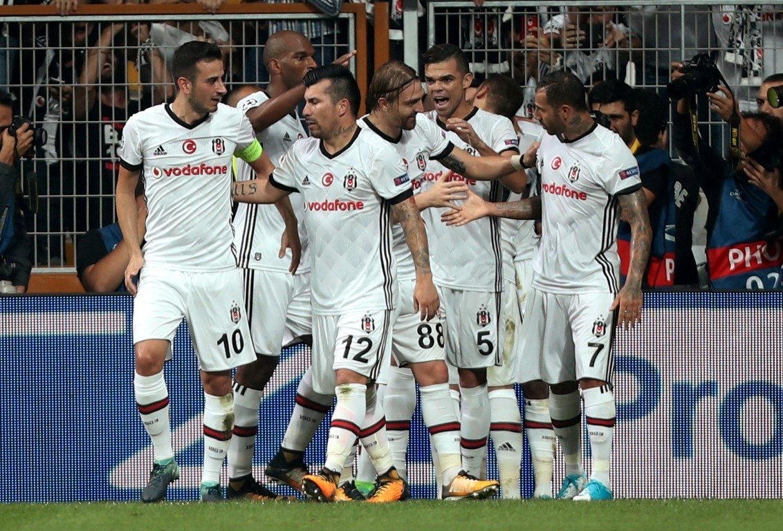 Beşiktaş-Leipzig karşılaşmasından kareler