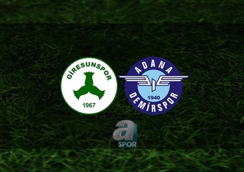 Giresunspor - Adana Demirspor maçı saat kaçta?